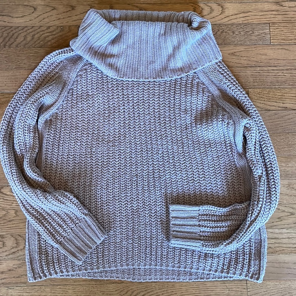 Light Lavender Charlotte Russe Turtleneck Sweater